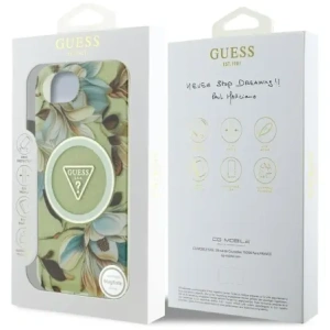 Kup Vermutlich IML Metall Glitzer Blumen Dreieck MagSafe Apple iPhone 16e grün - GUE4581 - {ean13} - Sklep Home Screen