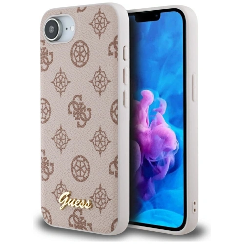 Buy Guess Peony Script Logo MagSafe Apple iPhone 16e brown - GUE4582 - {ean13} - Home Screen Store Europe
