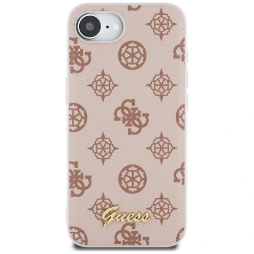 Buy Guess Peony Script Logo MagSafe Apple iPhone 16e brown - GUE4582 - {ean13} - Home Screen Store Europe