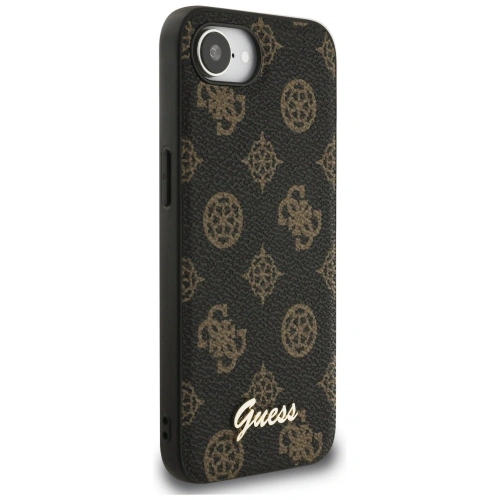 Kup Etui Guess Peony Script Logo MagSafe do Apple iPhone 16e czarny - GUE4583 - {ean13} - Sklep Home Screen