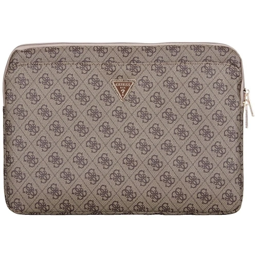 Kup Torba Guess Sleeve 14" 4G Zipper Pocket Triangle Logo brązowy - GUE4584 - {ean13} - Sklep Home Screen