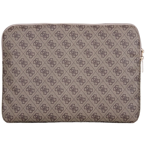 Kup Torba Guess Sleeve 14" 4G Zipper Pocket Triangle Logo brązowy - GUE4584 - {ean13} - Sklep Home Screen