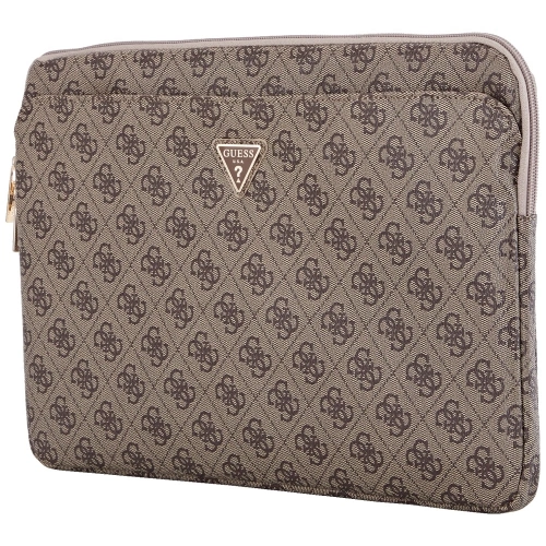Kup Torba Guess Sleeve 14" 4G Zipper Pocket Triangle Logo brązowy - GUE4584 - {ean13} - Sklep Home Screen