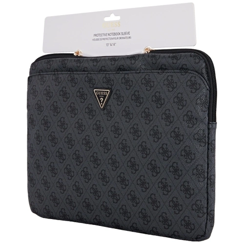 Kup Torba Guess Sleeve 14" 4G Zipper Pocket Triangle Logo czarny - GUE4585 - {ean13} - Sklep Home Screen