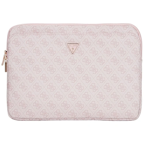 Kup Torba Guess Sleeve 14" 4G Zipper Pocket Triangle Logo różowy - GUE4586 - {ean13} - Sklep Home Screen