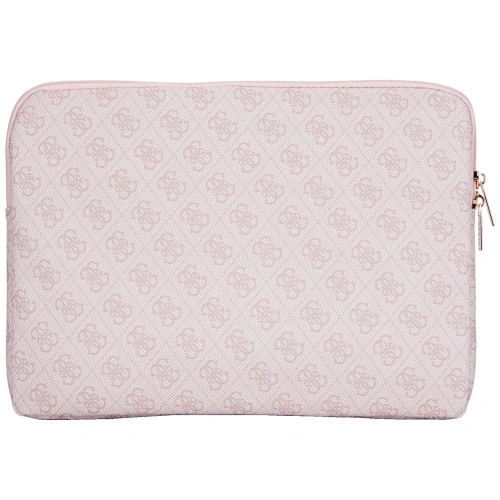 Kup Torba Guess Sleeve 14" 4G Zipper Pocket Triangle Logo różowy - GUE4586 - {ean13} - Sklep Home Screen