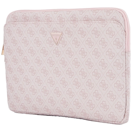 Kup Torba Guess Sleeve 14" 4G Zipper Pocket Triangle Logo różowy - GUE4586 - {ean13} - Sklep Home Screen
