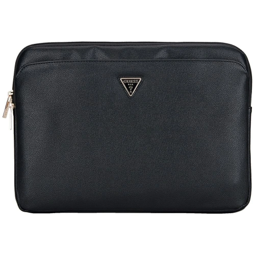 Kup Torba Guess Sleeve 14" Grained Zipper Pocket Triangle Logo czarny - GUE4587 - {ean13} - Sklep Home Screen