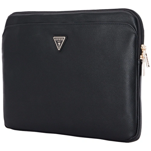 Kup Torba Guess Sleeve 14" Grained Zipper Pocket Triangle Logo czarny - GUE4587 - {ean13} - Sklep Home Screen