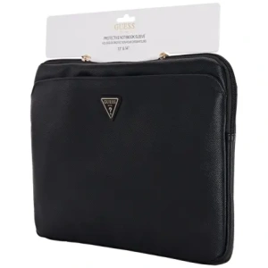 Buy Guess Sleeve 14" Grained Zipper Pocket Triangle Logo black - GUE4587 - {ean13} - Home Screen Store Europe