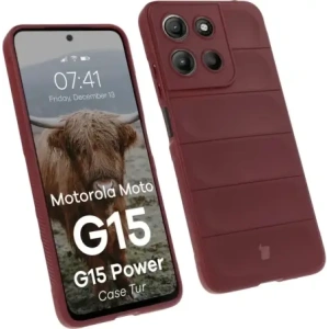 Kup Bizon tok Tur Motorola Moto G15 / G15 Power bordó - BIZ9089 - {ean13} - Sklep Home Screen