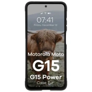Kup Bizon Case Tur Motorola Moto G15 / G15 Power schwarz - BIZ9090 - {ean13} - Sklep Home Screen