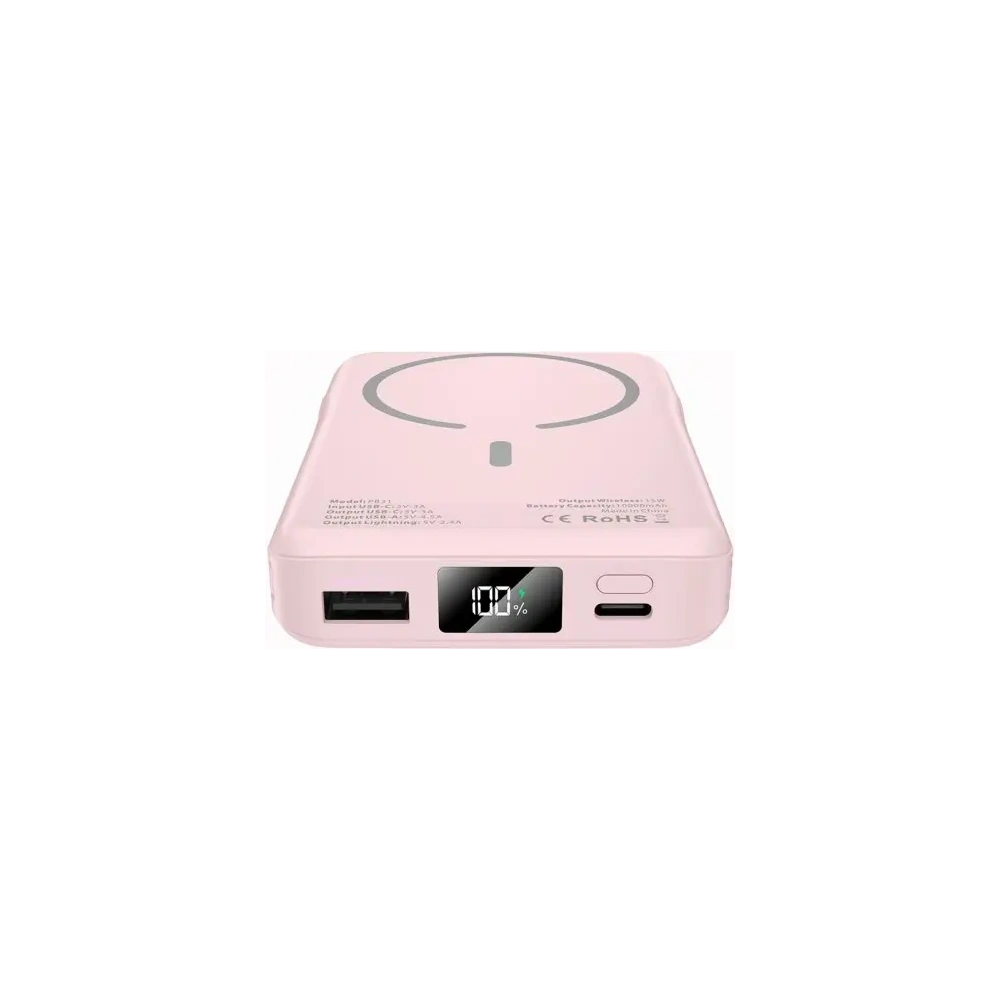 Powerbank Tech-Protect PB31 LifeMag MagSafe Power Bank 10000mah Pink