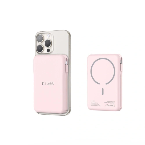 Buy Tech-Protect PB31 LifeMag MagSafe Power Bank 10000mah Pink - THP4157 - {ean13} - Home Screen Store Europe