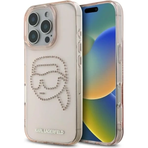 Kup Etui Karl Lagerfeld IML Rhinestones Karl Head pro Apple iPhone 16 Pro Max růžové - OT-886 - {ean13} - Sklep Home Screen