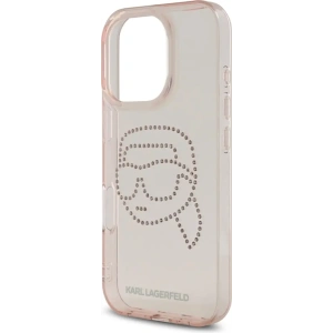 Kup [CR] Etui Karl Lagerfeld IML Rhinestones Karl Head do Apple iPhone 16 Pro Max różowy - OT-886 - {ean13} - Sklep Home Screen