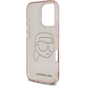 Kup [CR] Etui Karl Lagerfeld IML Rhinestones Karl Head do Apple iPhone 16 Pro Max różowy - OT-886 - {ean13} - Sklep Home Screen