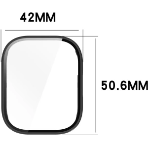 Kup Etui cu sticlă pentru ceas Bizon Case+Glass Watch pentru Xiaomi Redmi Watch 5 Lite negru - OT-888 - {ean13} - Sklep Home Screen