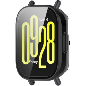 Kup [CR] Üveg tok óra Bizon Case+Glass Watch Xiaomi Redmi Watch 5 Lite fekete - OT-888 - {ean13} - Sklep Home Screen
