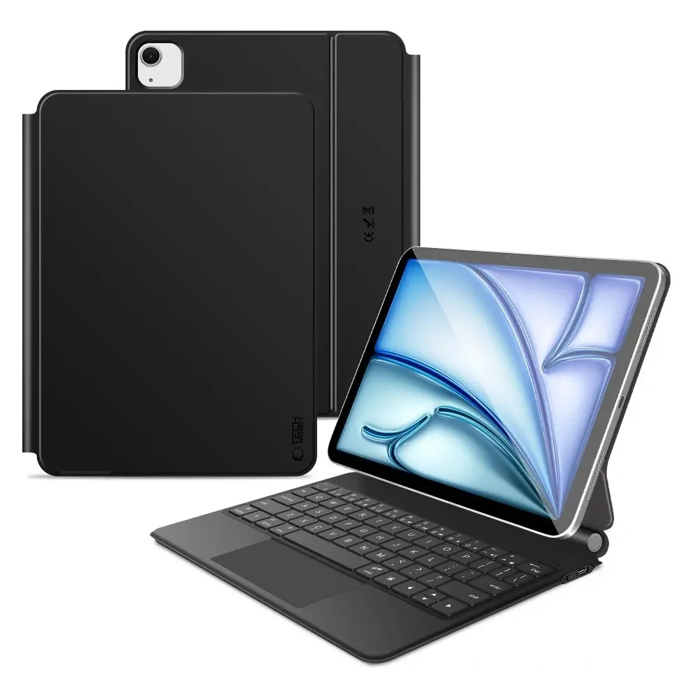 Etui Tech-Protect SmartCase Magnetic + Keyboard Apple iPad Air 10.9" 2020/2022 / iPad Air 11" 2024/2025 Black