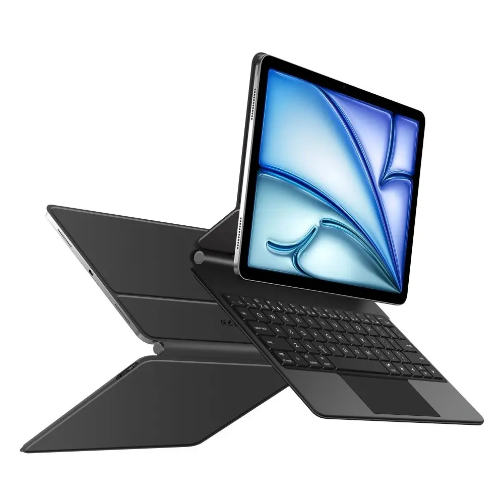 Etui Tech-Protect SmartCase Magnetic + Keyboard Apple iPad Air 10.9" 2020/2022 / iPad Air 11" 2024/2025 Black