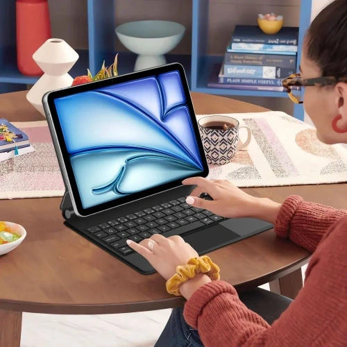 Kup Tech-Protect SmartCase mágneses + billentyűzet Apple iPad Air 10,9" 2020/2022 / iPad Air 11" 2024/2025 fekete - THP4163 - {ean13} - Sklep Home Screen
