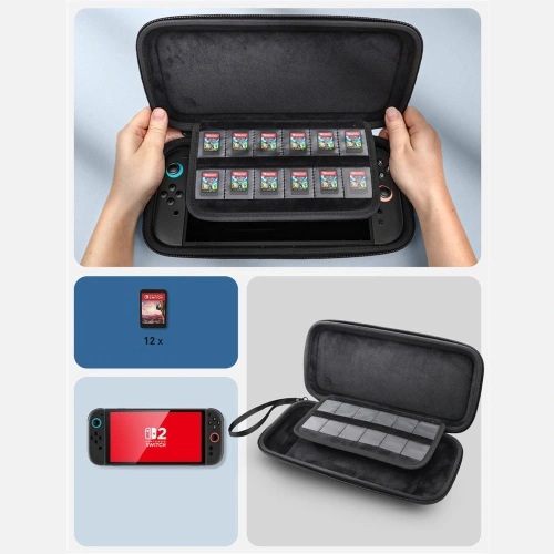 Kup Supcase Mini Nintendo Switch 2 Fekete Hordozható Tok - SPC508 - {ean13} - Sklep Home Screen