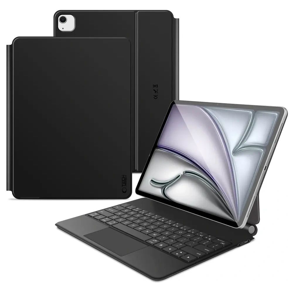 Etui Tech-Protect SmartCase Magnetic + Keyboard Apple iPad Pro 12.9” 4 / 5 / 6 / 2020-2022 / Air 13” 1 / 2 / 2024-2025 Black