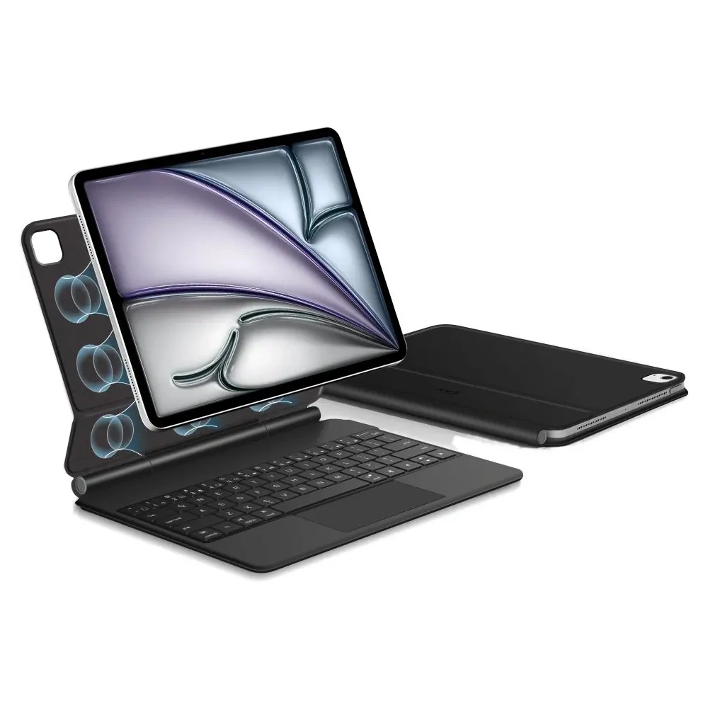 Etui Tech-Protect SmartCase Magnetic + Keyboard Apple iPad Pro 12.9” 4 / 5 / 6 / 2020-2022 / Air 13” 1 / 2 / 2024-2025 Black