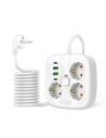 Kup Tech-Protect PCS3X4 Priză de alimentare 2xUSB-A, 2xUSB-C, 3xPriză AC 200cm Albă - THP4168 - {ean13} - Sklep Home Screen