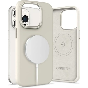 Buy [CR] Case Tech-Protect Silicone Pure MagSafe Apple iPhone 15 Pro Max Cosmic Latte - OT-889 - {ean13} - Home Screen Store Europe