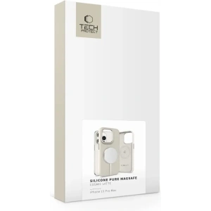 Buy [CR] Case Tech-Protect Silicone Pure MagSafe Apple iPhone 15 Pro Max Cosmic Latte - OT-889 - {ean13} - Home Screen Store Europe