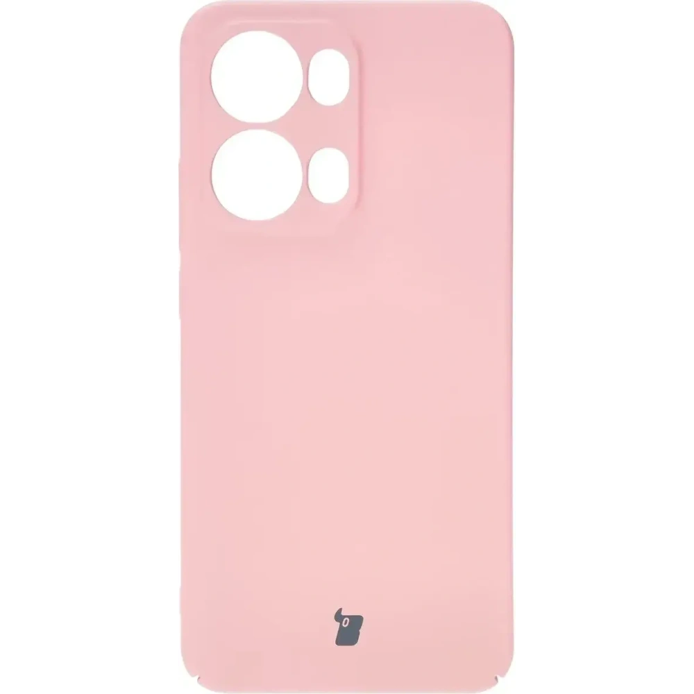 Etui Bizon Case Łupka do Oppo Reno13 Pro różowe