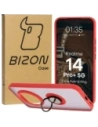 Buy Bizon Case Hybrid Ring Realme 14 Pro+ Plus 5G smoky with a red frame - BIZ9097 - {ean13} - Home Screen Store Europe
