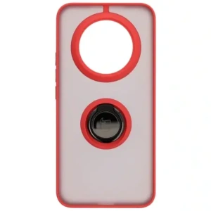 Kup Bizon Case Hybrid Gyűrű Realme 14 Pro+ Plus 5G füstös piros kerettel - BIZ9097 - {ean13} - Sklep Home Screen