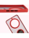 Buy Bizon Case Hybrid Ring Realme 14 Pro+ Plus 5G smoky with a red frame - BIZ9097 - {ean13} - Home Screen Store Europe