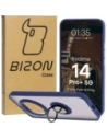 Kup Bizon Case Hybrid Ring Realme 14 Pro+ Plus 5G rauchig mit einem marineblauen Rahmen - BIZ9098 - {ean13} - Sklep Home Screen