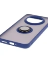 Kup Bizon Case Hybrid Ring Realme 14 Pro+ Plus 5G fumuriu cu un cadru albastru marin - BIZ9098 - {ean13} - Sklep Home Screen