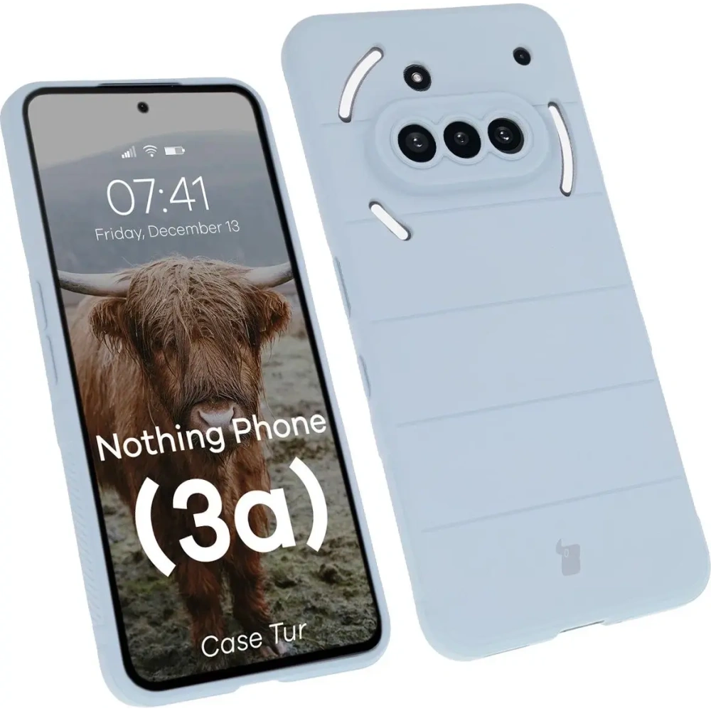 Pancerne etui Bizon Case Tur do Nothing Phone (3a) jasnoniebieskie