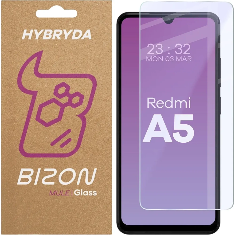 Elastyczne szkło hybrydowe Bizon Glass Mule do Xiaomi Redmi A5