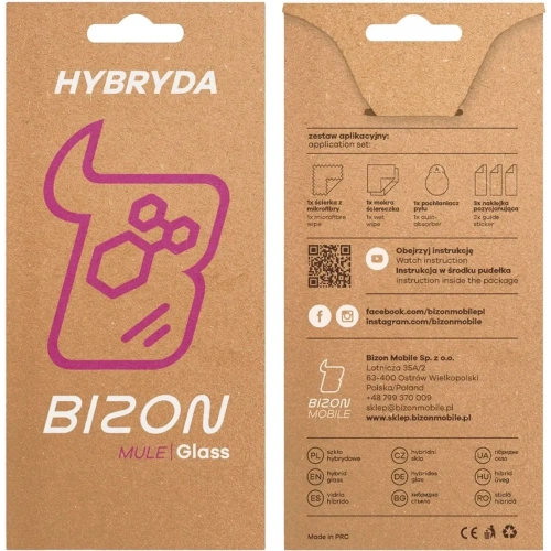 Kup Elastyczne szkło hybrydowe Bizon Glass Mule do Xiaomi Redmi A5 - BIZ9101 - {ean13} - Sklep Home Screen
