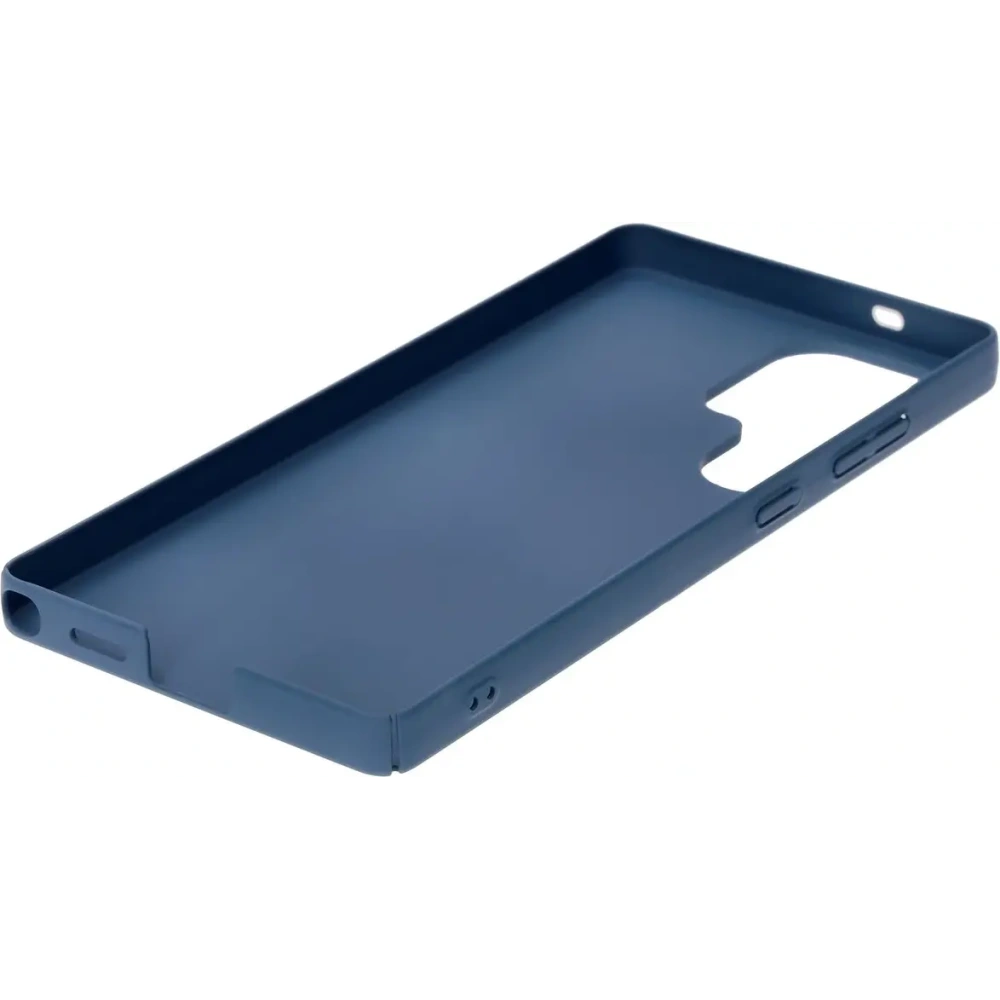 Etui Bizon Case Łupka do Samsung Galaxy S25 Ultra niebieskie