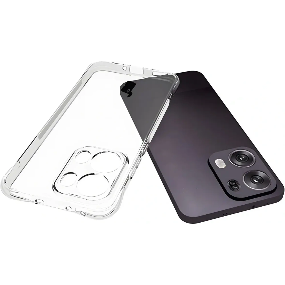 Elastyczne etui Bizon Case Salpa do Oppo Reno13 Pro przezroczyste