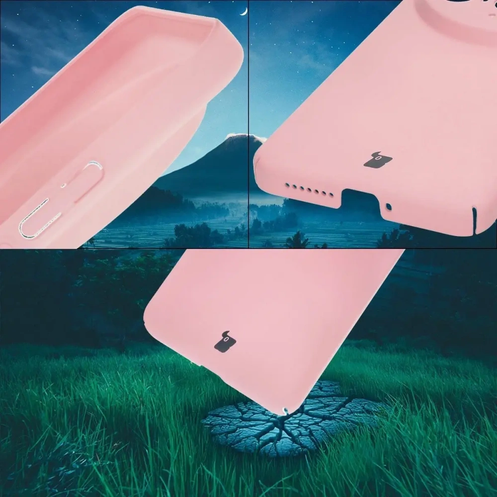 Etui Bizon Case Łupka do Xiaomi 15 Ultra różowe