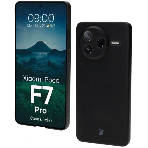 Kup Etui Bizon Case Łupka do Xiaomi Poco F7 Pro czarne - BIZ9110 - {ean13} - Sklep Home Screen