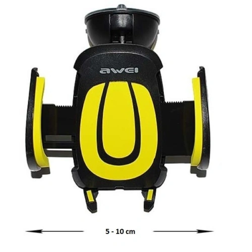 Buy AWEI Car Mount Holder X7 4.3" - 7" black & yellow - AWEI047BLKYEL - {ean13} - Home Screen Store Europe
