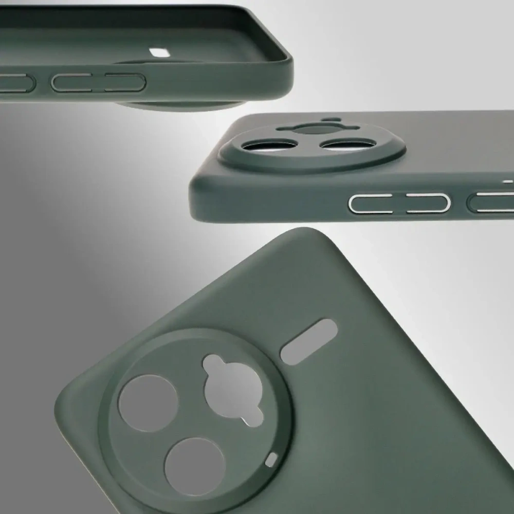 Etui Bizon Case Łupka do Xiaomi Poco F7 Ultra zielone