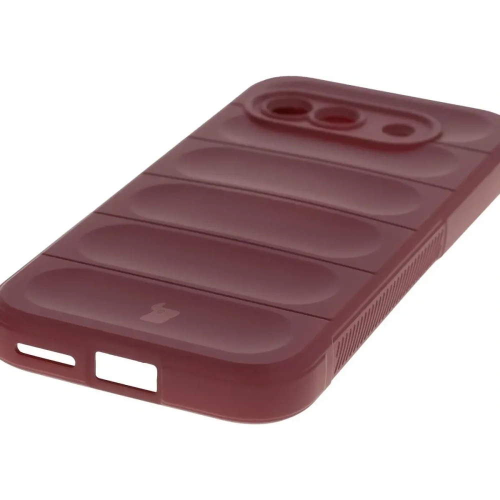Pancerne etui Bizon Case Tur do Google Pixel 9a burgundowe
