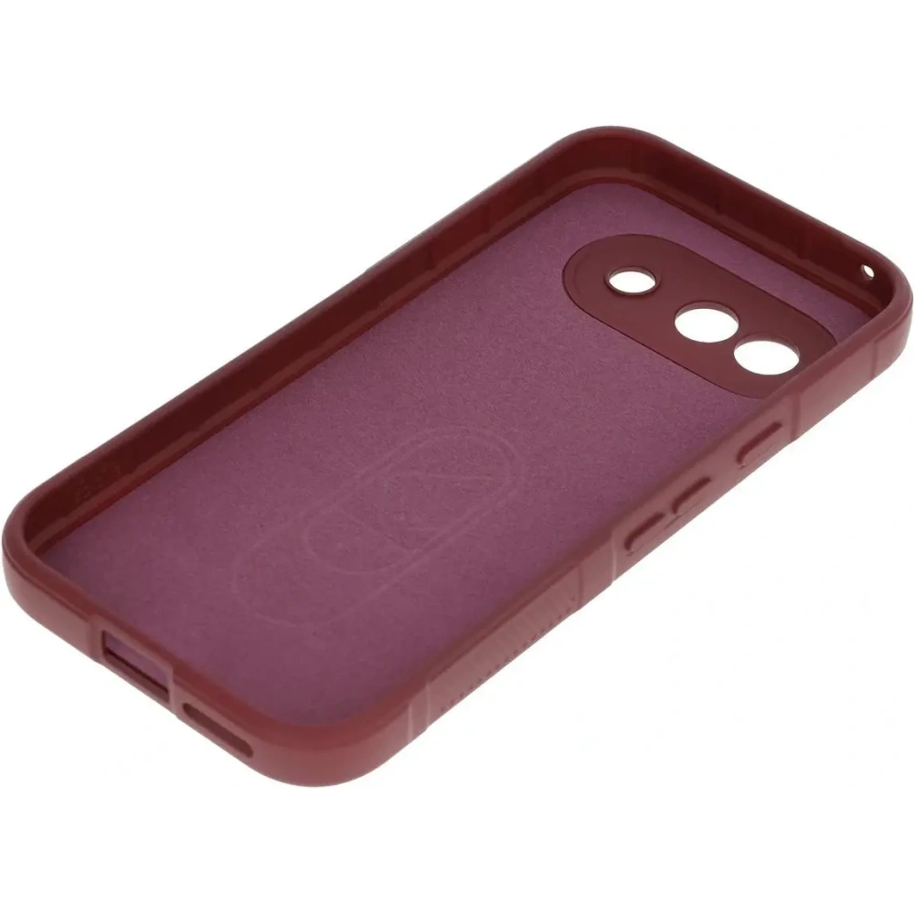 Pancerne etui Bizon Case Tur do Google Pixel 9a burgundowe