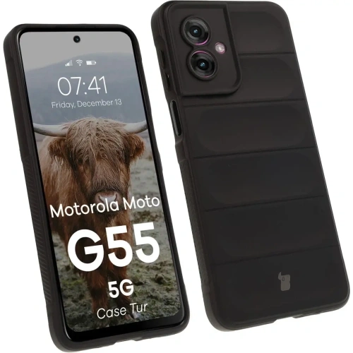 Kup Pancerne etui Bizon Case Tur do Motorola Moto G55 5G czarne - BIZ9117 - {ean13} - Sklep Home Screen
